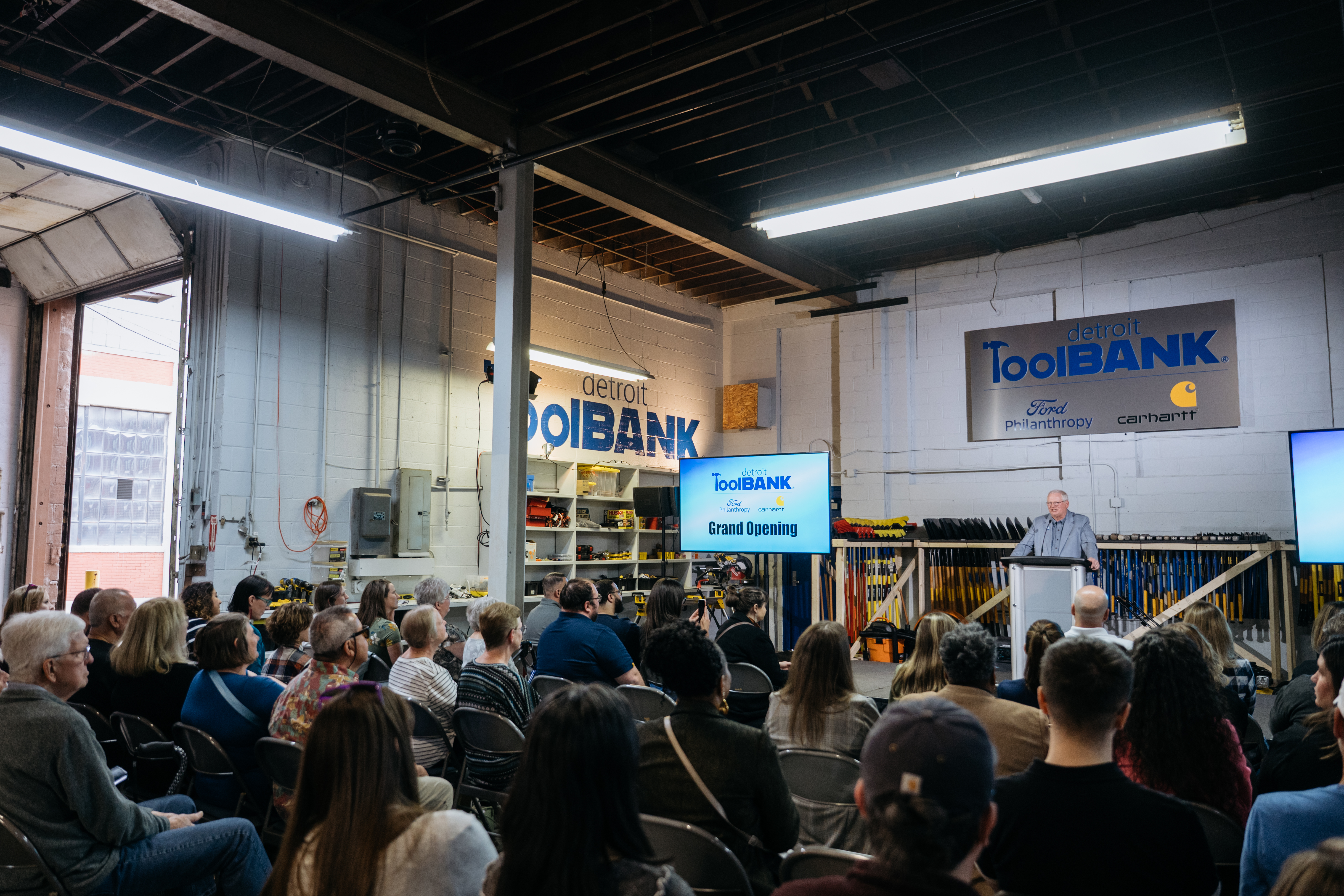 Community leaders, nonprofit partners, and volunteers gathered at the new East Milwaukee facility.